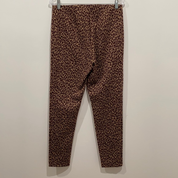 Ann Taylor The Animal Print Side Zip Legging M - Picture 8 of 11